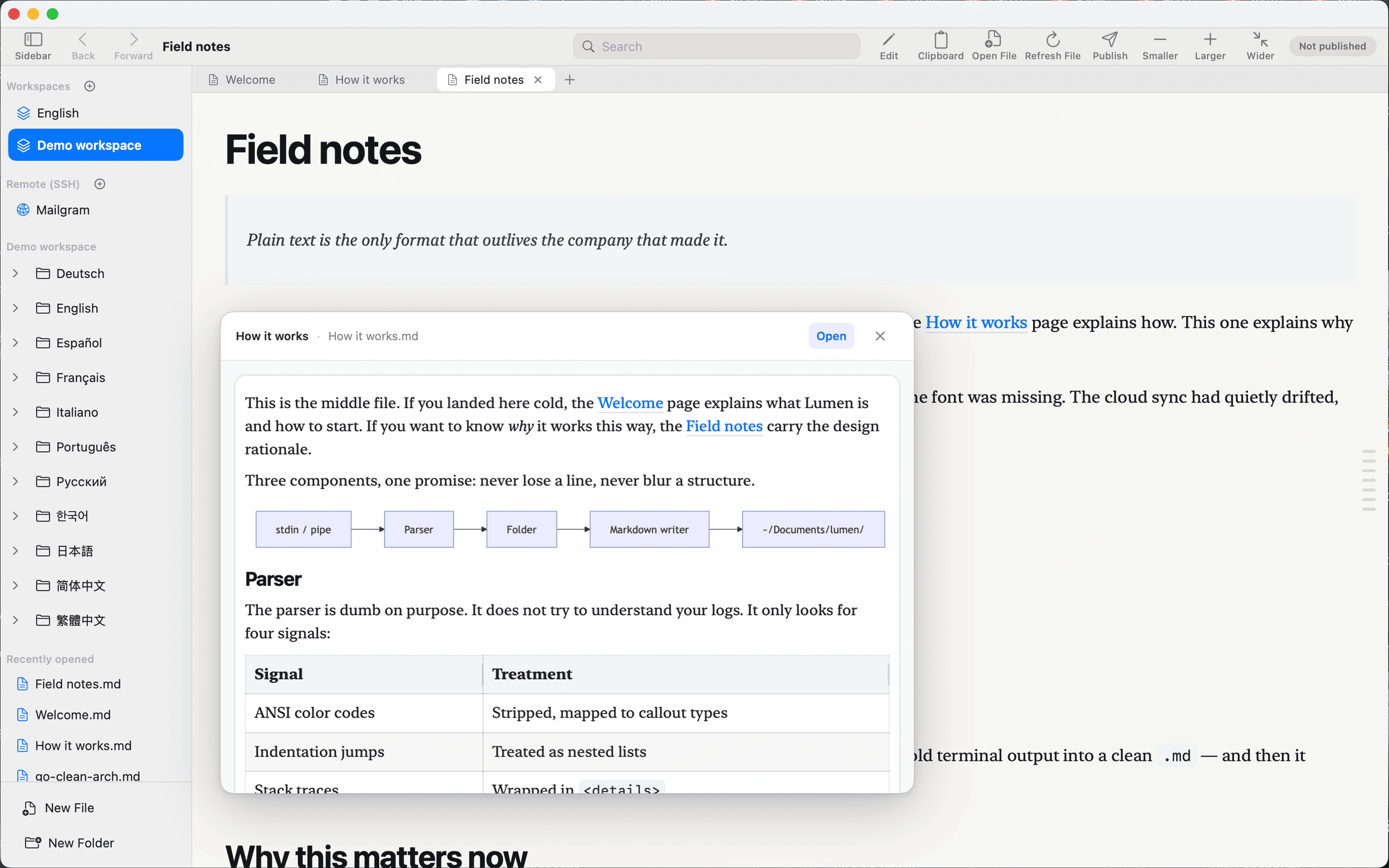 Miriaview — Hover preview