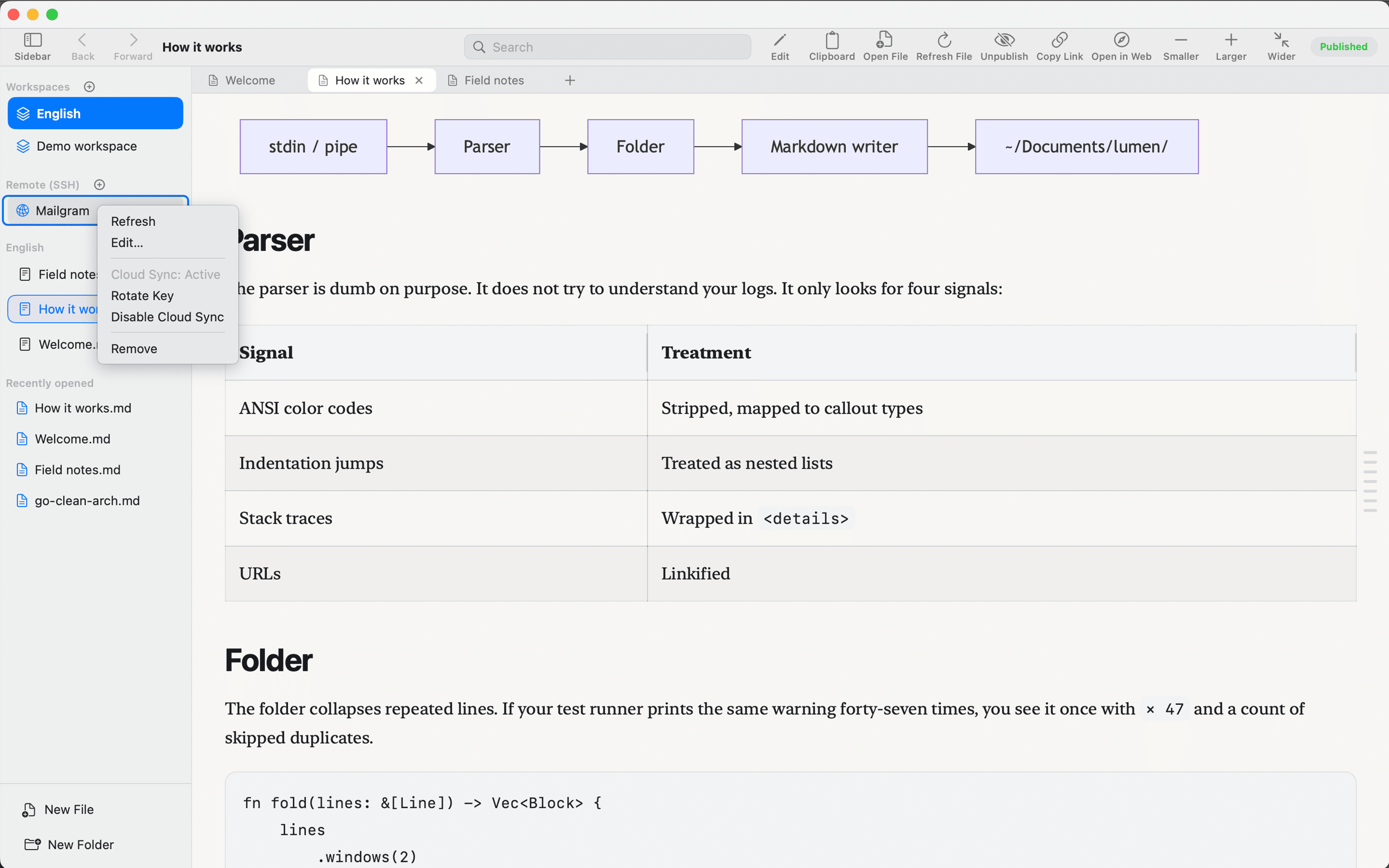 Miriaview — Reading remotely
